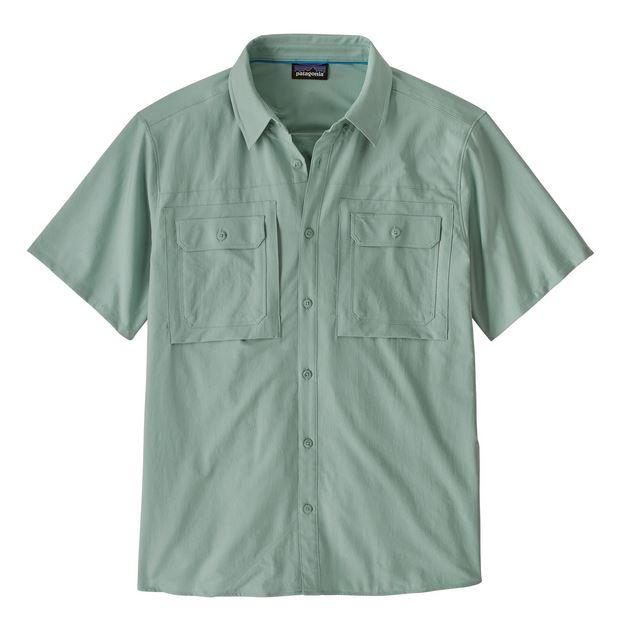 Miniatura Camisa Hombre Short-Sleeved Self-Guided Sun Shirt - Color: Verde
