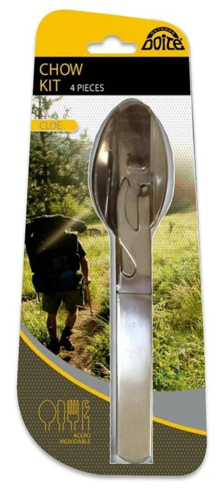 Set Cubiertos Compacto Cloe - Color: Plateado