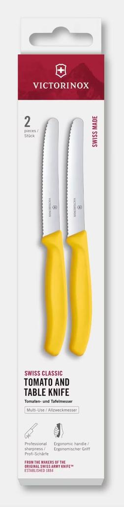 Set de cuchillos para tomate y de mesa Swiss Classic, 2 piezas