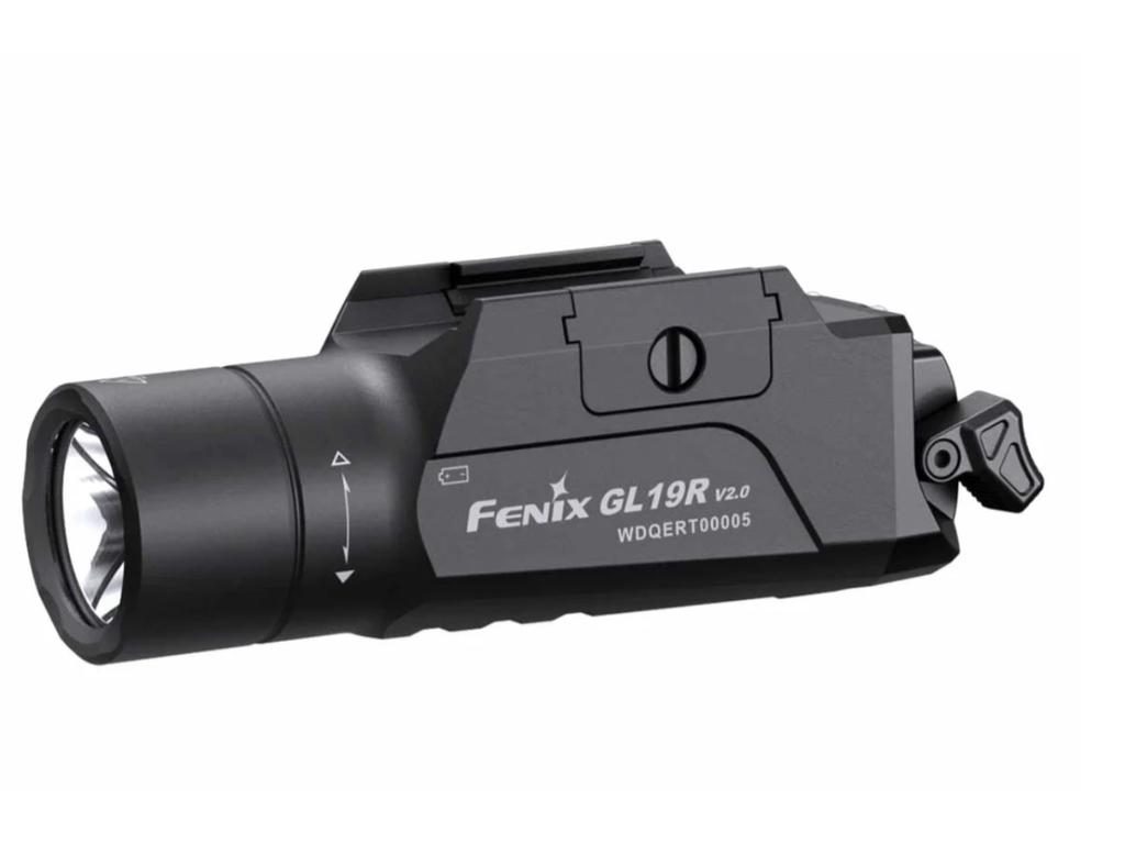 Miniatura Linterna Para Pistolas GL19R V2.0 1200 Lumens - Color: Negro