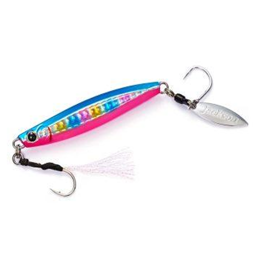 Jig Metal Effect Blade 30g - Color: Rosado , Azul