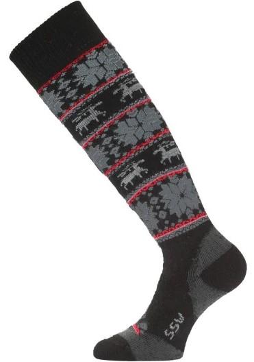 Calcetines Ski Lana Merino SSW - Color: Black