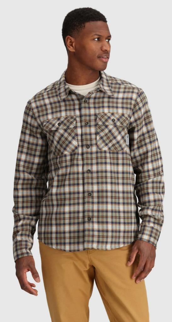 Miniatura Camisa De Franela Feedback Para Hombre -