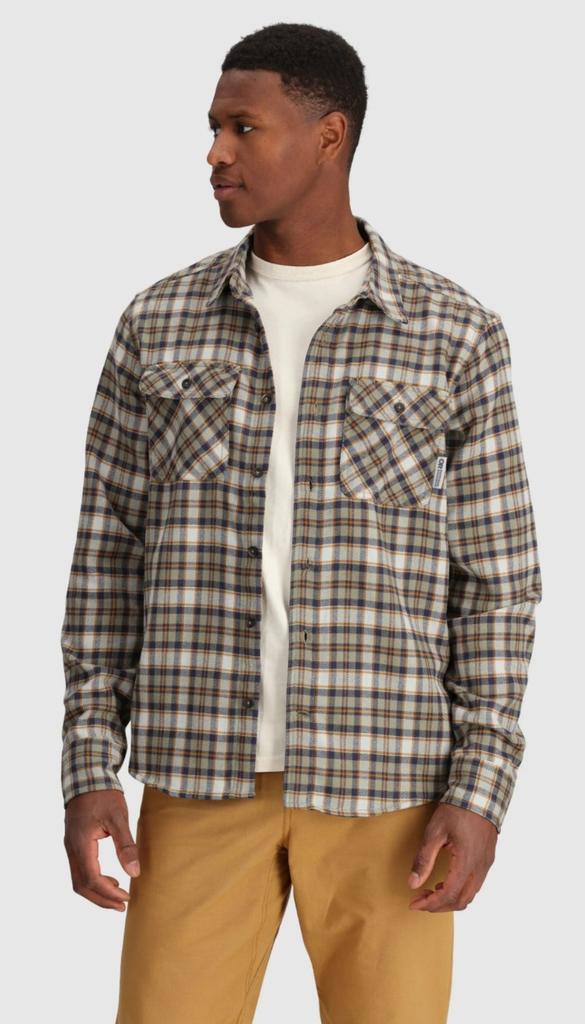 Miniatura Camisa De Franela Feedback Para Hombre -