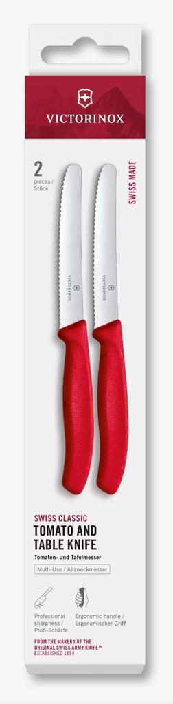Set de cuchillos para tomate y de mesa Swiss Classic, 2 piezas