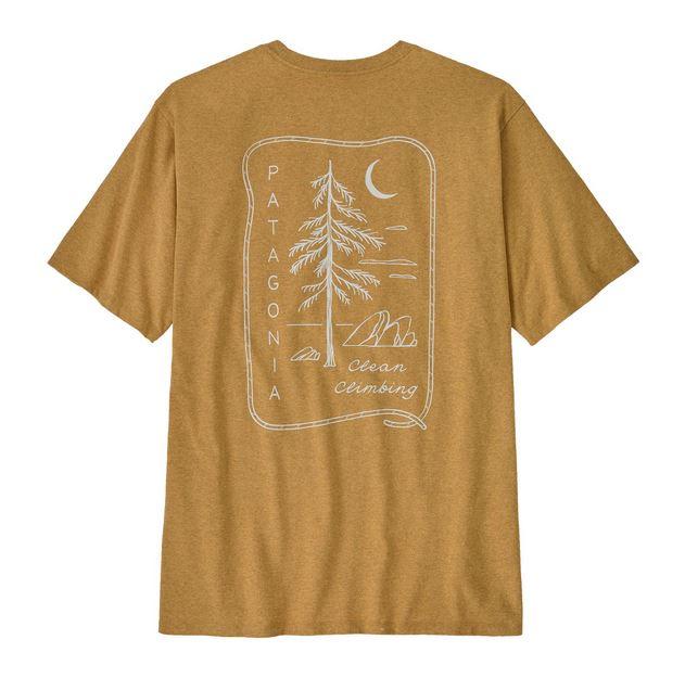 Polera Hombre Clean Climb Roots Responsibili-Tee - Color: Marron