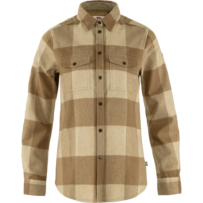 Camisa Mujer Canada Shirt - Color: Buckwheat Brown-Light Beige