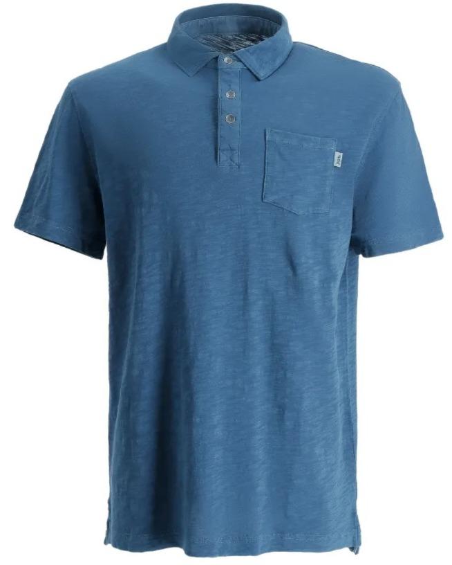 Polera Manga Corta Slub Polo Hombre