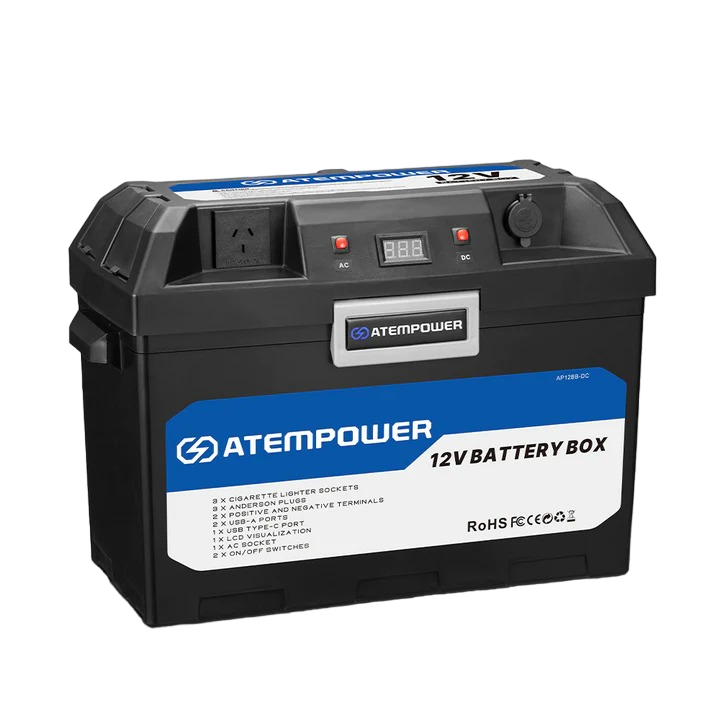 Caja Batería Con Inversor Onda Pura 500W Incorporado