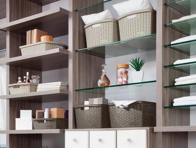 Canasta Deco Wengue 25.5X18.6X10.8 Cms -