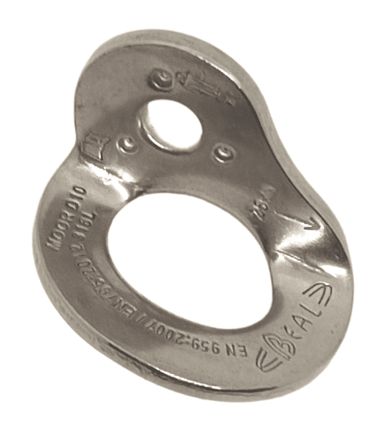 Chapa de Anclaje acero INOX 316L 10 mm - Color: Plateado