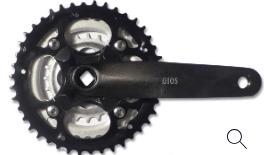 Volante Mtb * Generico * T/Deore Pedivela - Color: Negro