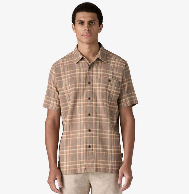 Miniatura Camisa Hombre A/C - Color: Marron Claro