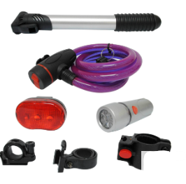 Set Vision Foco Delantera / Trasera / Candado/ Bombin Jy-808-1