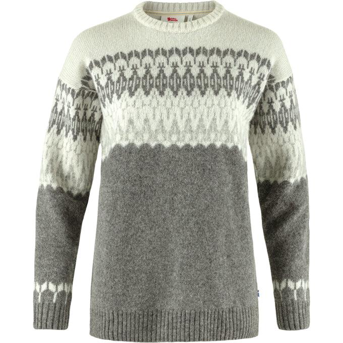 Sweater Mujer Ovik Path Knit - Color: Gris Blanco
