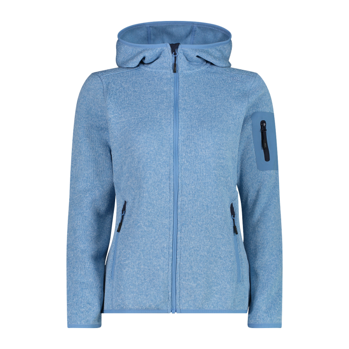 Polar Mujer Mélange Knit-Tech hooded Heavy