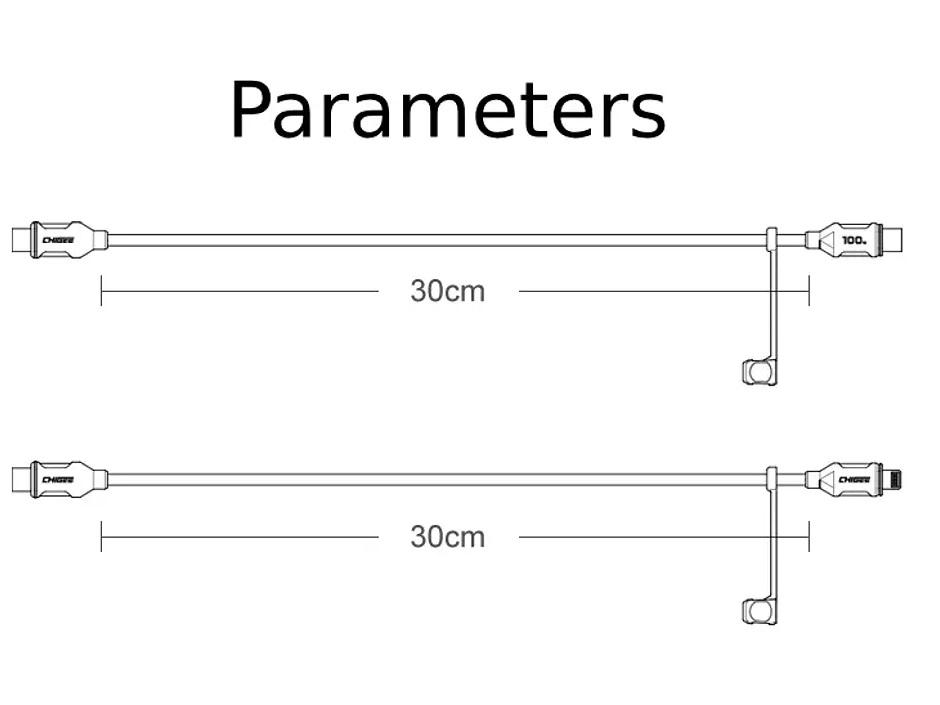 Cable Carga Rápida Para Tr100 Y Cg2 Conector Tipo C -