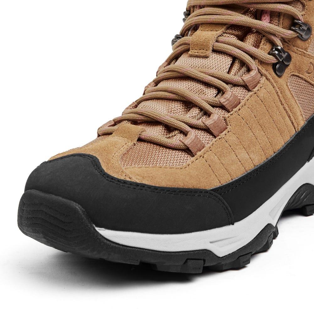 Botin Caña Alta Grant Mujer - Color: Taupe