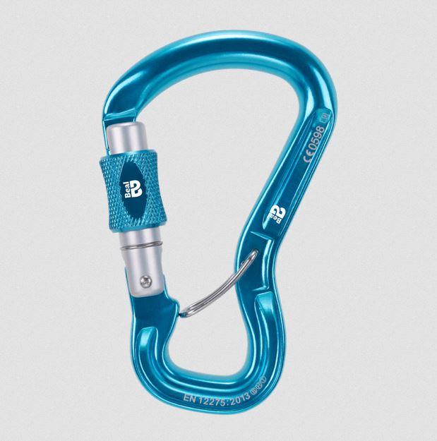 Mosquetón Aluminio Hms Rosca 25kN Antigiro Express