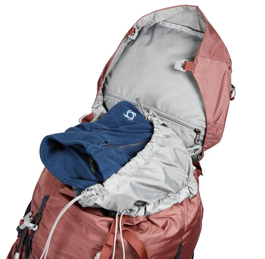 Miniatura Mochila Excursión Ventura 65 Litros - Color: Rojo Oscuro