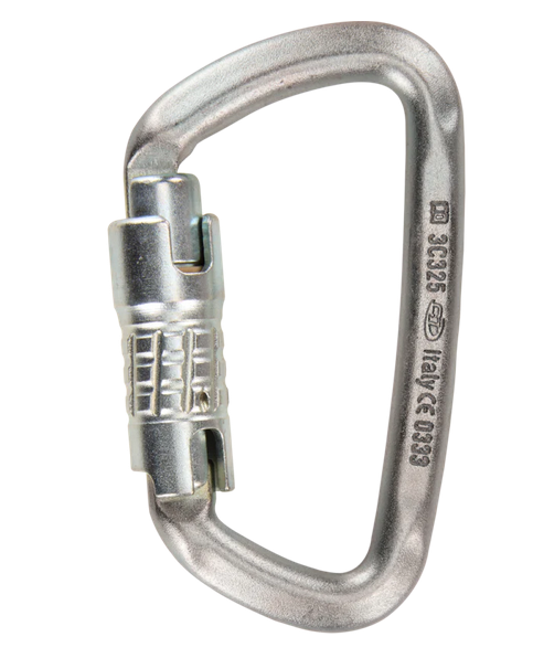 Mosquetón Acero D-Shape Steel ANSI -