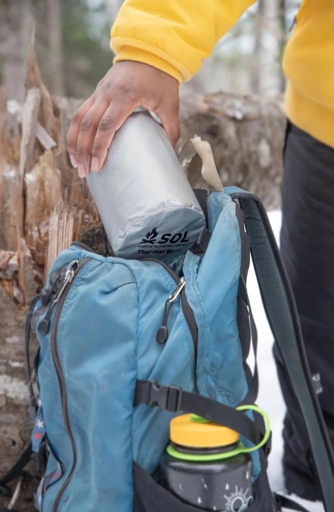 Miniatura Saco Vivac Thermal con Silbáto - Color: Plateada