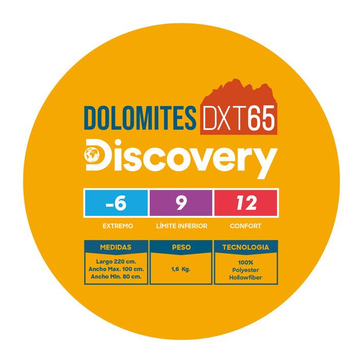 Saco de Dormir Momia Dolomites DXT65 - Color: Azul/Amarillo
