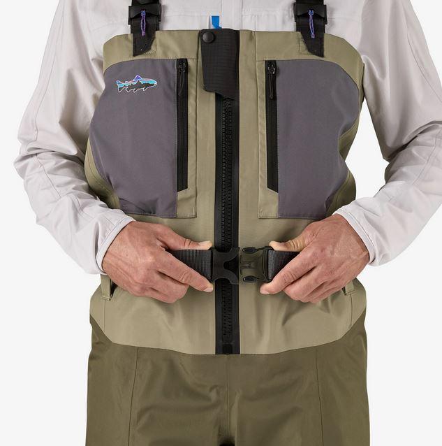 Wader Hombre Swiftcurrent® Traverse Zip-Front - Color: Verde