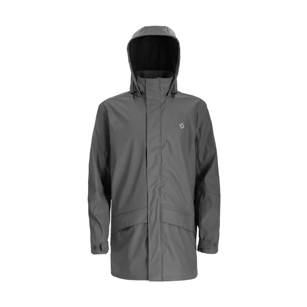 Chaqueta Impermeable Monsoon Hombre - Color: Gris Oscuro