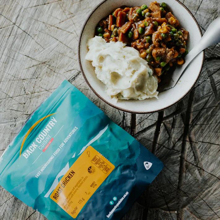 Pollo Asado con Pure de Papas -