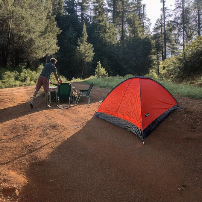 Carpa 4 Personas Montana - Color: Rojo