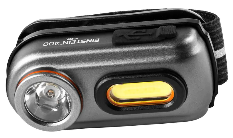 Linterna Frontal Led Einstein 400 Lumens Recargable