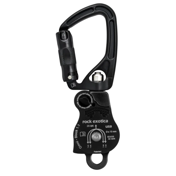 Polea doble con destorcedor SWIVABINER 1.1 28kN 