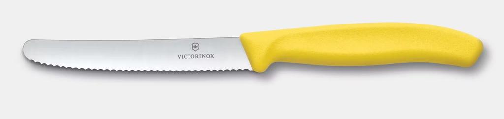 Cuchillo para tomate y de mesa Swiss Classic - Color: Amarillo