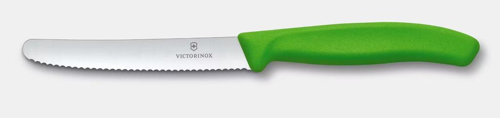 Cuchillo para tomate y de mesa Swiss Classic - Color: Verde