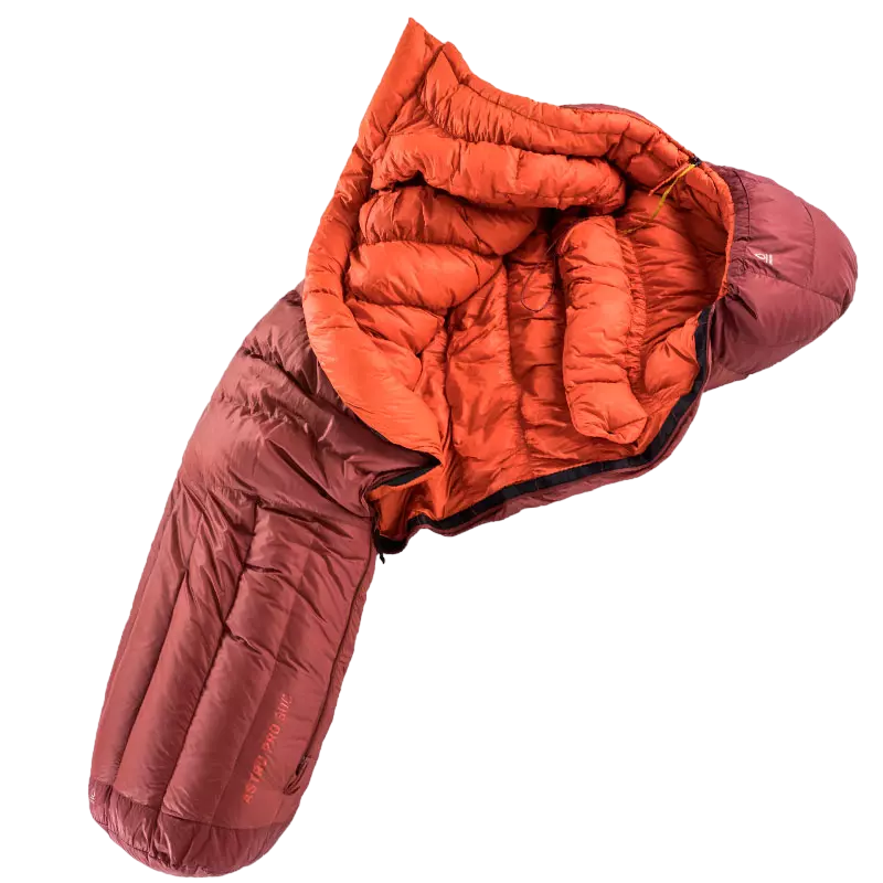 Saco De Dormir Astro Pro 800 -15°C Zip Left Pluma -