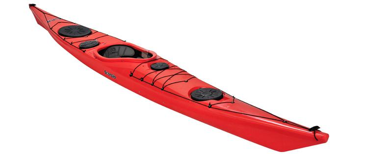 Miniatura Kayak Travesía Scorpio MK II MV - Color: Rojo