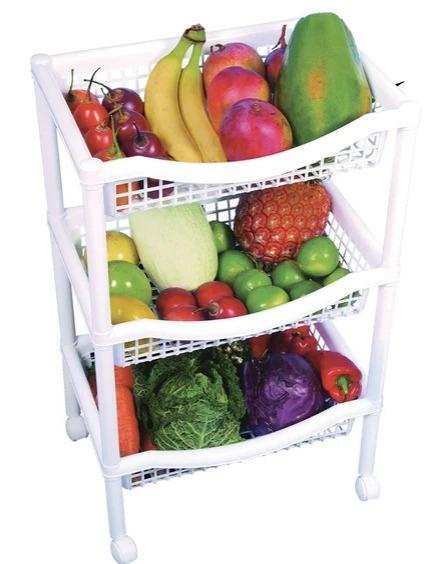 Miniatura Canasta Movil Rectangular 45x31x72 Cms -