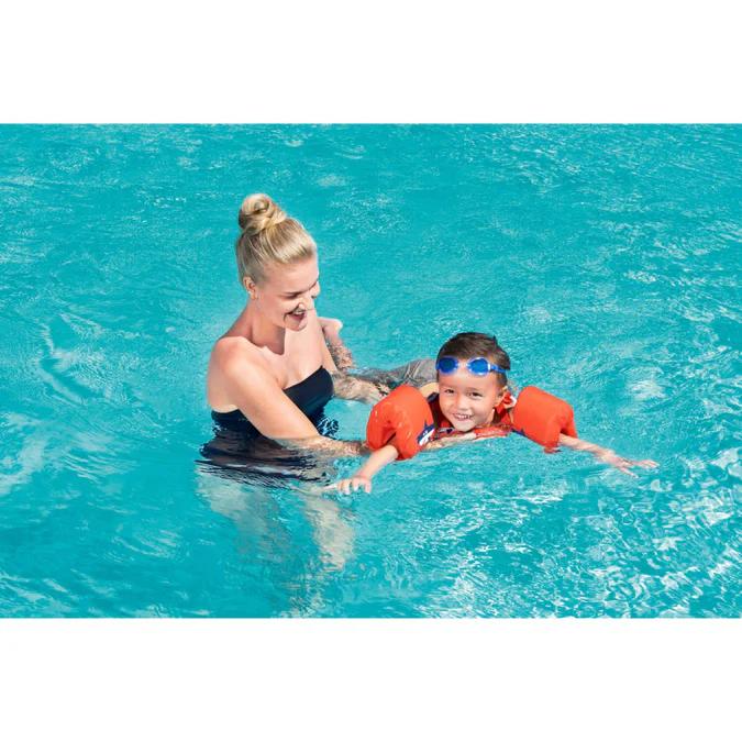 Kit Flotador con Alitas + Lentes Agua Niños 1-3 Años  -