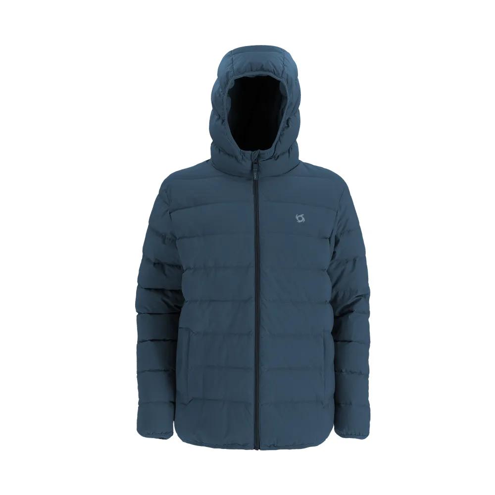 Parka Pluma Cotton Hombre  - Color: Azul Marino