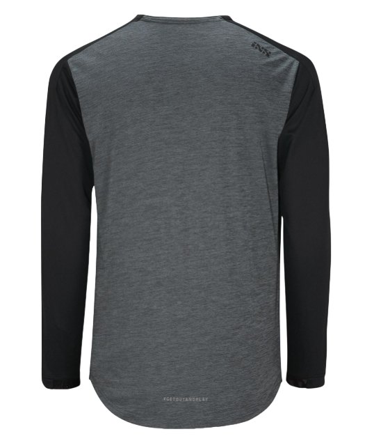 Miniatura Jersey Hombre Flow X L/S De Bicicleta - Color: Gris