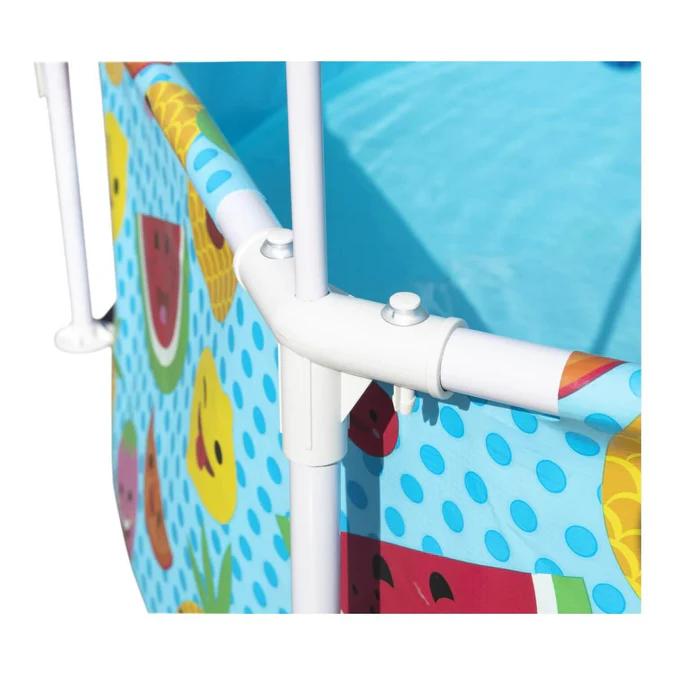 Miniatura Piscina Redonda Con Toldo y Neblina Agua 2.44MX51Cm -