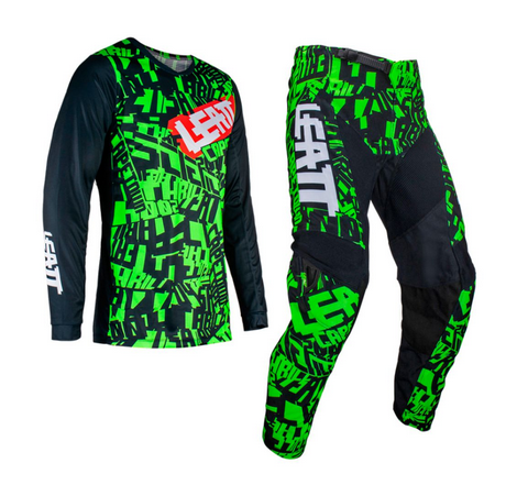 Miniatura Ride Kit Leatt 3.5 V24 (Pantalón + Jersey) - Color: Lime
