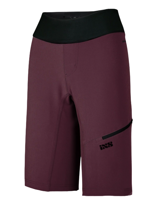 Short Mujer Carve Hiphugger De Bicicleta - Color: Burdeo