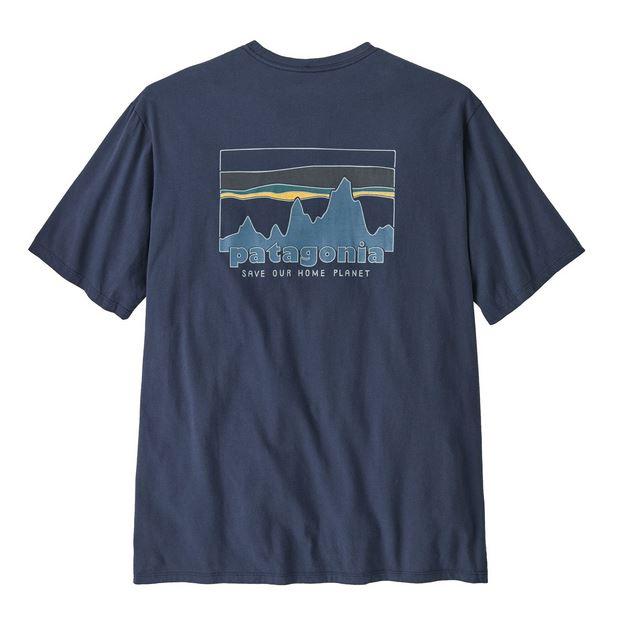 Miniatura Polera Hombre '73 Skyline Organic - Color: Azul