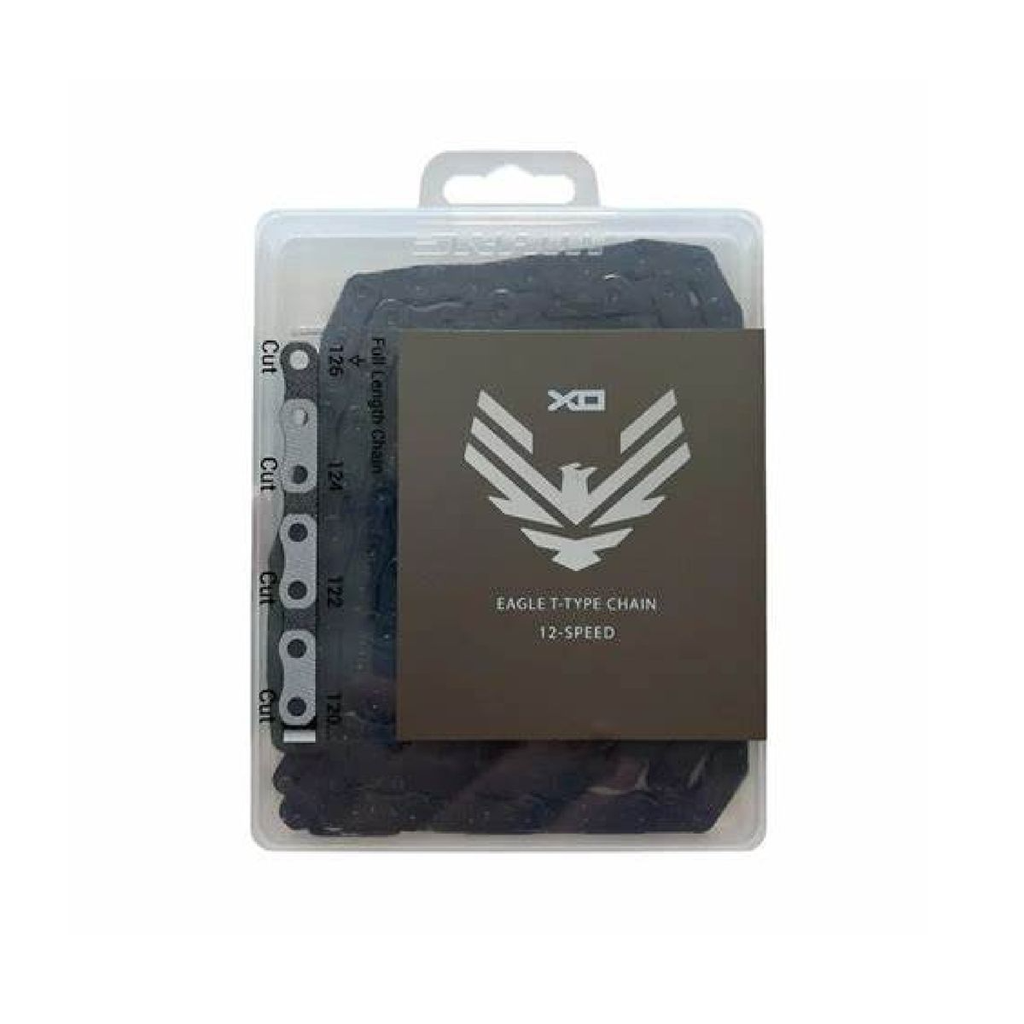 Cadena Eagle X0 T-Type Flattop 126 Links Dark Polar - Color: Negro
