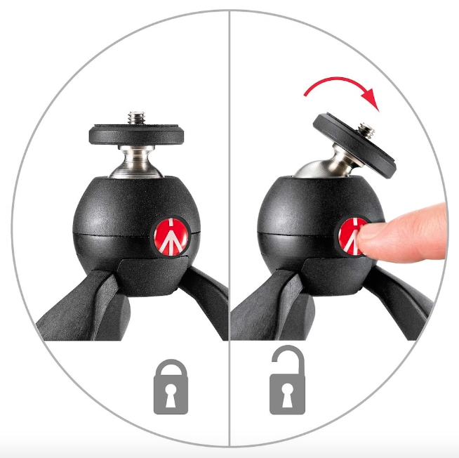 Miniatura Mini Trípode Para Camara Pixi -