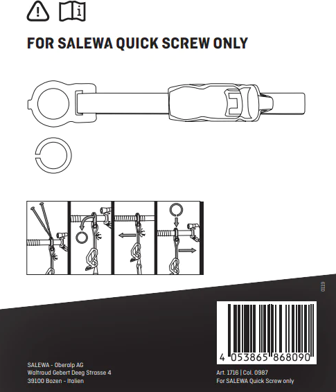 Cinta Y Funda De Recambio Tornillos Quick Screw -