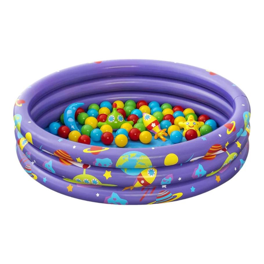 Piscina Inflable con Pelotas Intergalactic 102X25Cms 