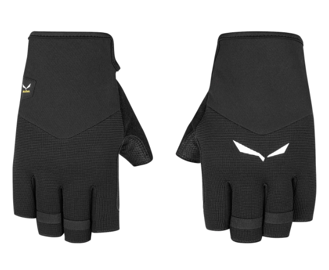 Guantes De Cuero Vía Ferrata - Color: Negro